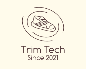 Shoe Circular Orbit logo design