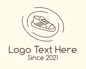 Shoe - Shoe Circular Orbit logo design