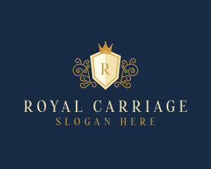 Royal Crown Shield Monarch  logo design