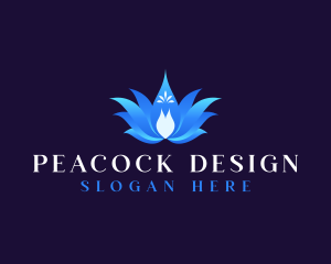 Peacock Lotus Spa logo