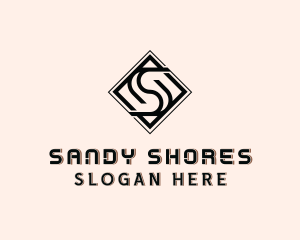 Industrial Tile Letter S  logo design