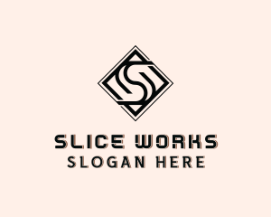 Industrial Tile Letter S  logo design