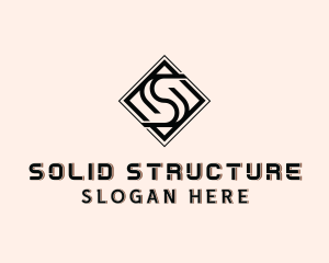 Industrial Tile Letter S  logo design