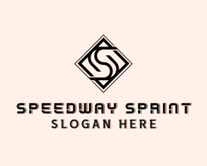 Industrial Tile Letter S  logo design