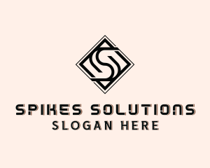 Industrial Tile Letter S  logo design