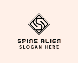 Industrial Tile Letter S  logo design