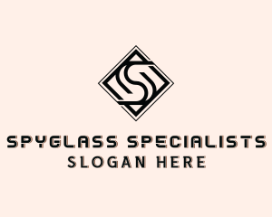 Industrial Tile Letter S  logo design