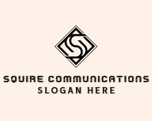 Industrial Tile Letter S  logo design