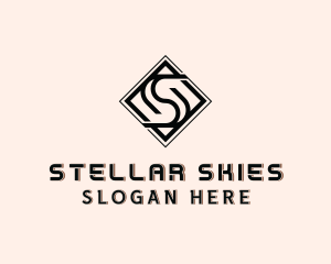 Industrial Tile Letter S  logo design