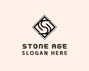 Industrial Tile Letter S  logo design