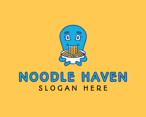 Octopus Noodle Restaurant  logo design