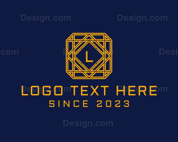 Luxurious Cyber Technology Logo