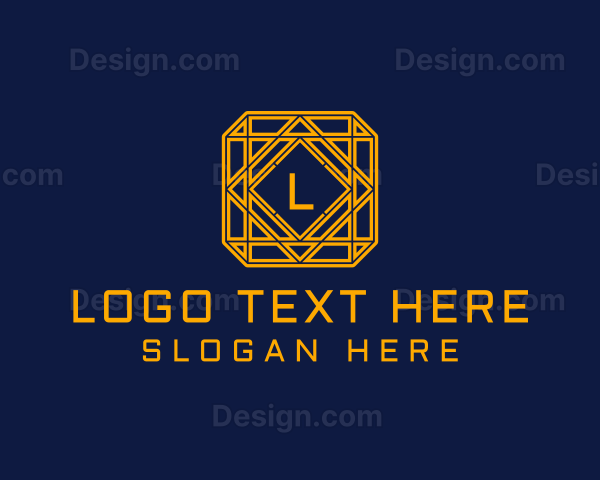 Luxurious Cyber Technology Logo