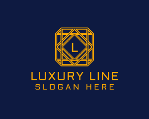 Luxurious Cyber Technology logo design