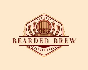 Barrel Taproom Brewery logo design