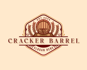 Barrel Taproom Brewery logo design