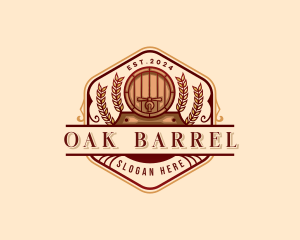 Barrel Taproom Brewery logo design