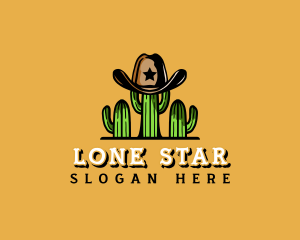 Cactus Cowboy Hat logo design