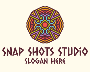 Colorful Tribal Pattern Logo