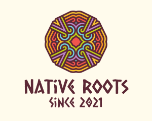 Colorful Tribal Pattern logo