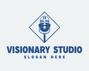 Singer Mic Podcasting logo