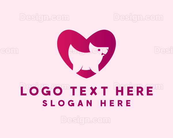 Puppy Dog Heart Logo