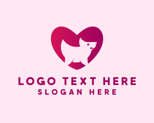 Puppy Dog Heart Logo