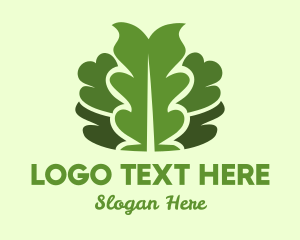 Green Leaf Foliage logo