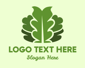 Green Leaf Foliage Logo