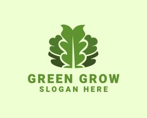 Green Leaf Foliage logo design