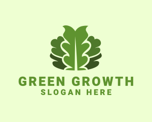 Green Leaf Foliage logo design