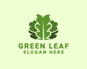 Green Leaf Foliage logo design