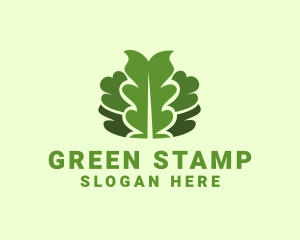 Green Leaf Foliage logo design