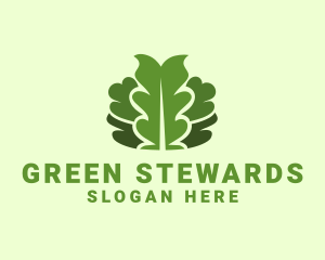 Green Leaf Foliage logo design