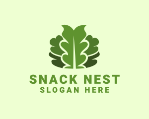 Green Leaf Foliage logo design