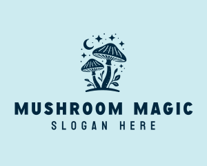 Mushroom Moon Stars logo
