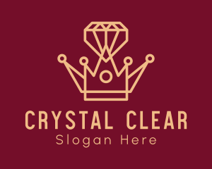 Royal Diamond Crown logo design