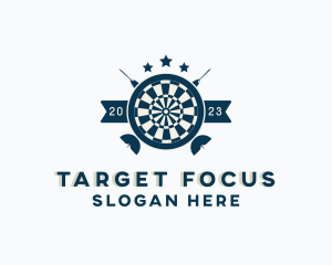 Target Dart Game logo design