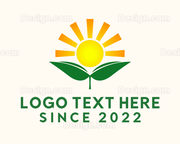 Agriculture Farming Plant Sprout Logo
