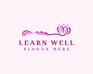 Lotus Wellness Spa logo design