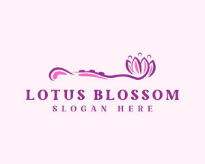 Lotus Wellness Spa logo design