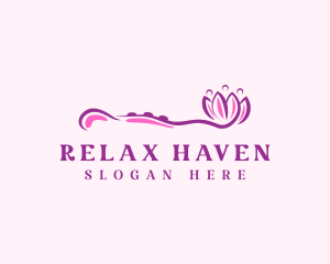 Lotus Relaxation Spa logo design