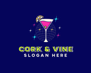 Lemon Cocktail Drink  logo design