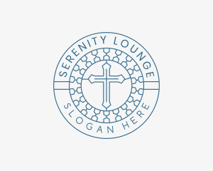 Cross Church Christianity Logo