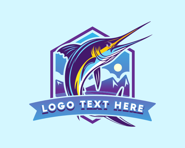 Swordfish logo example 1