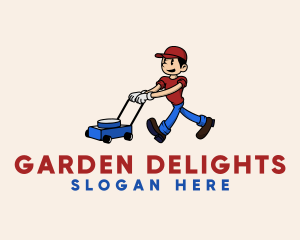 Lawn Mower Guy logo design