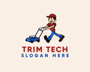 Lawn Mower Guy logo design