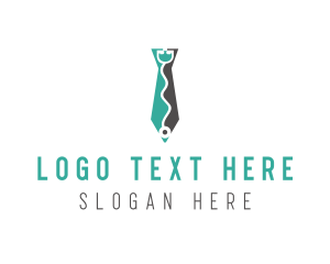 Doctor Tie Stethoscope logo