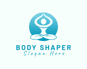 Health Fitness Meditation logo design