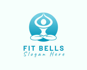 Health Fitness Meditation logo design